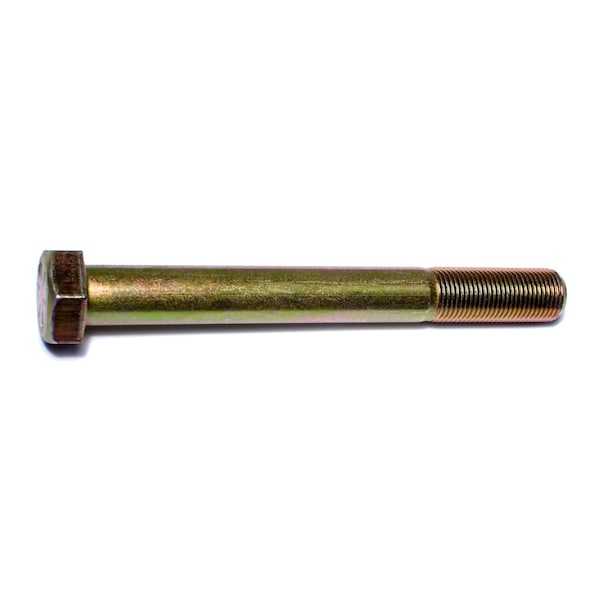 Midwest Fastener Grade 8, 5/8"-18 Hex Head Cap Screw, Zinc Yellow Steel, 5-1/2 in L, 10 PK 00921 - main